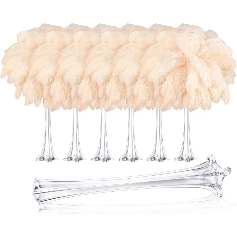 6 Pcs Eiffel Tower Vases for Centerpieces 20 Inch Tall Skinny Vase with Ostrich Feathers Clear Glass Vase Extra Large Long
6 Pcs Eiffel Tower Vases for Centerpieces 20 Inch Tall Skinny Vase with Ostrich Feathers Clear Glass Vase Extra Large Long