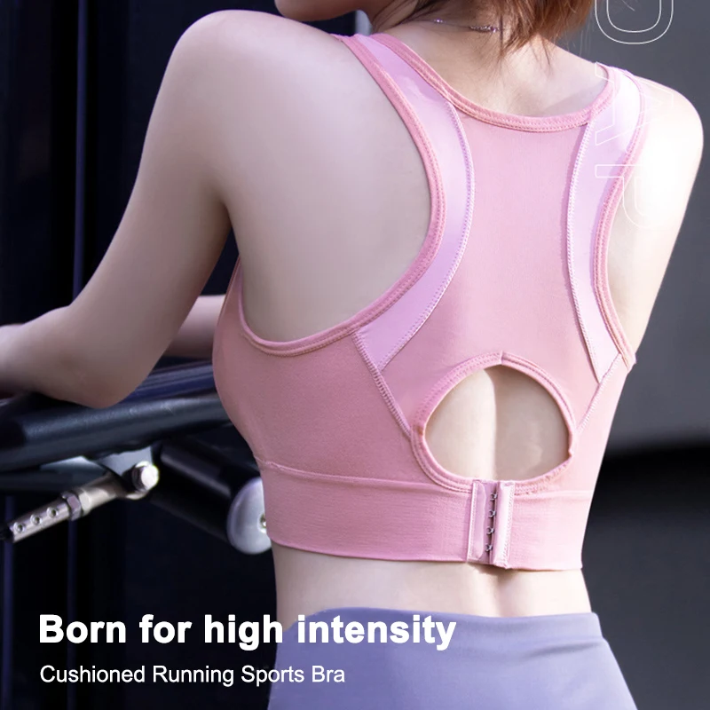Sports Bra Shockproof Padded Brassiere Mesh Back Quick Dry Gym Running Yoga Tank Top Mesh Yarn Underwear
Sports Bra Shockproof Padded Brassiere Mesh Back Quick Dry Gym Running Yoga Tank Top Mesh Yarn Underwear