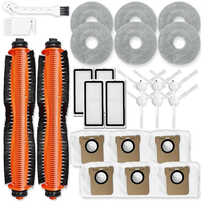 A39T-Robot Vacuum Cleaner Replacement Kit- For Xiaomi X20 Max/X20 Pro Anti-Tangle Hair-Cutting Brush Filter Mop Dust Bag Side Br
A39T-Robot Vacuum Cleaner Replacement Kit- For Xiaomi X20 Max/X20 Pro Anti-Tangle Hair-Cutting Brush Filter Mop Dust Bag Side Br