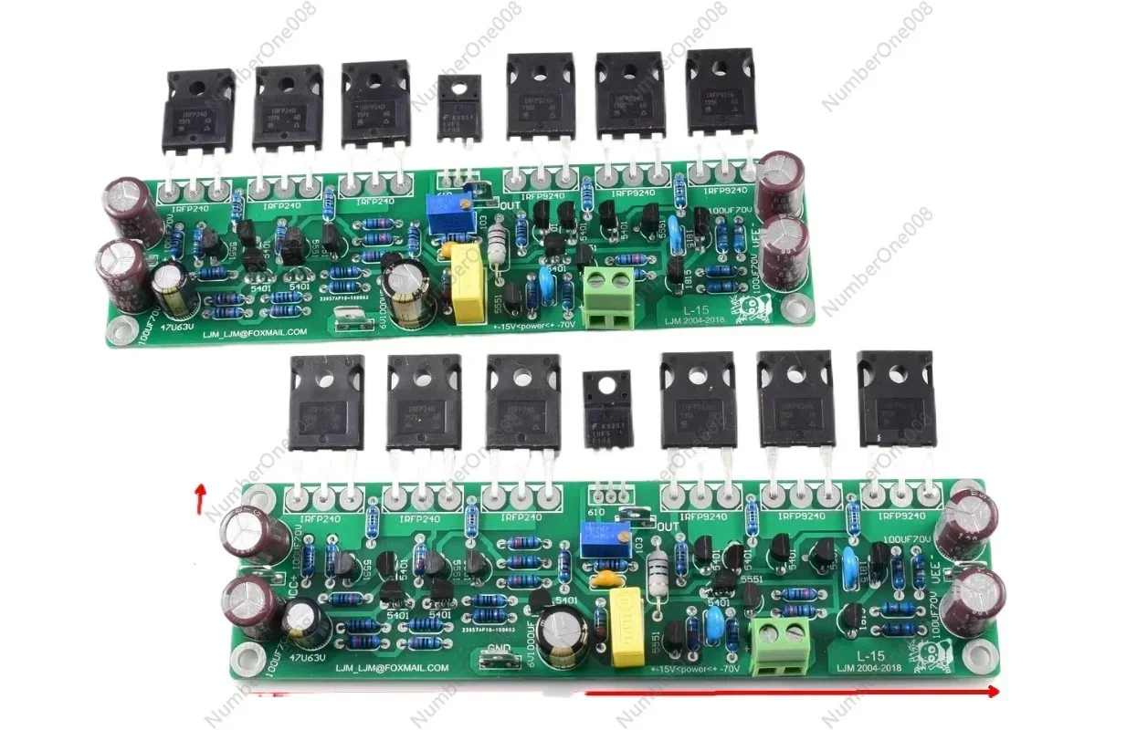 L15 FET Power Amplifier 2 Channels 2 Boards
L15 FET Power Amplifier 2 Channels 2 Boards