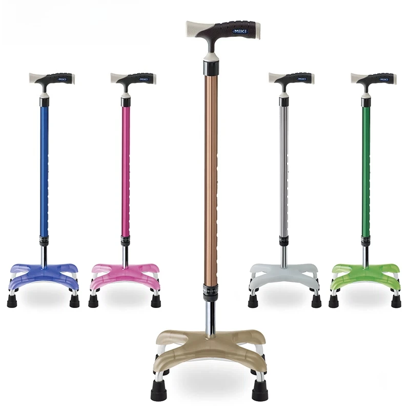 Four-corner crutches Elderly aluminum alloy crutches Retractable crutches Non-slip canes Height adjustable
Four-corner crutches Elderly aluminum alloy crutches Retractable crutches Non-slip canes Height adjustable