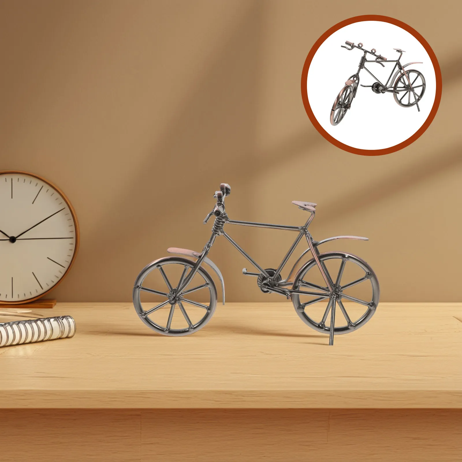 Retro Iron Bicycle Metal Sculpture Vintage Tabletop Ornament Handcrafted Decor for Living Room Bedroom Office Garden Christmas
Retro Iron Bicycle Metal Sculpture Vintage Tabletop Ornament Handcrafted Decor for Living Room Bedroom Office Garden Christmas