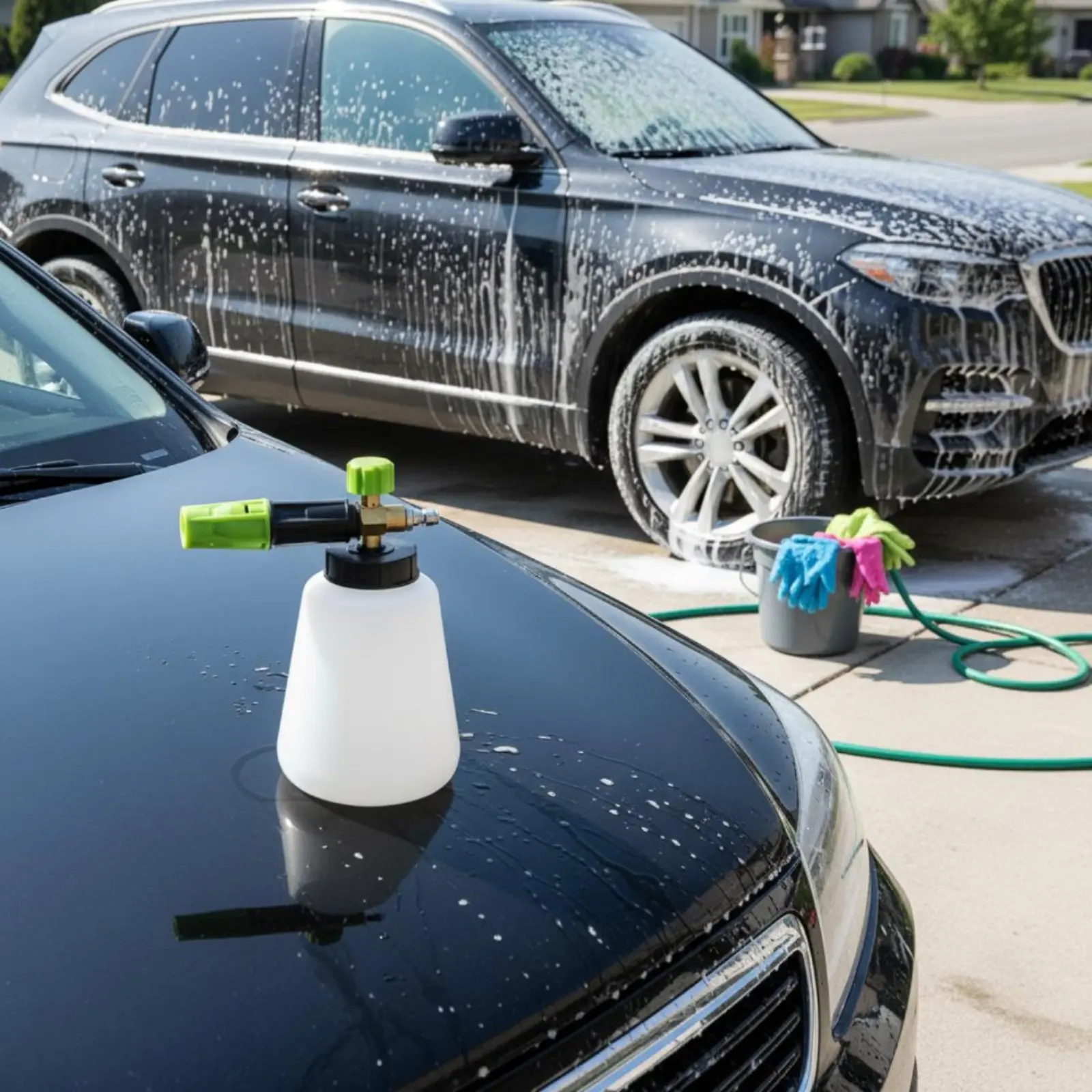 Pressure Washer Foam Cannon Adjustable Spray Spray Tip Foam Foam Lance for Driveway Cleaning
Pressure Washer Foam Cannon Adjustable Spray Spray Tip Foam Foam Lance for Driveway Cleaning