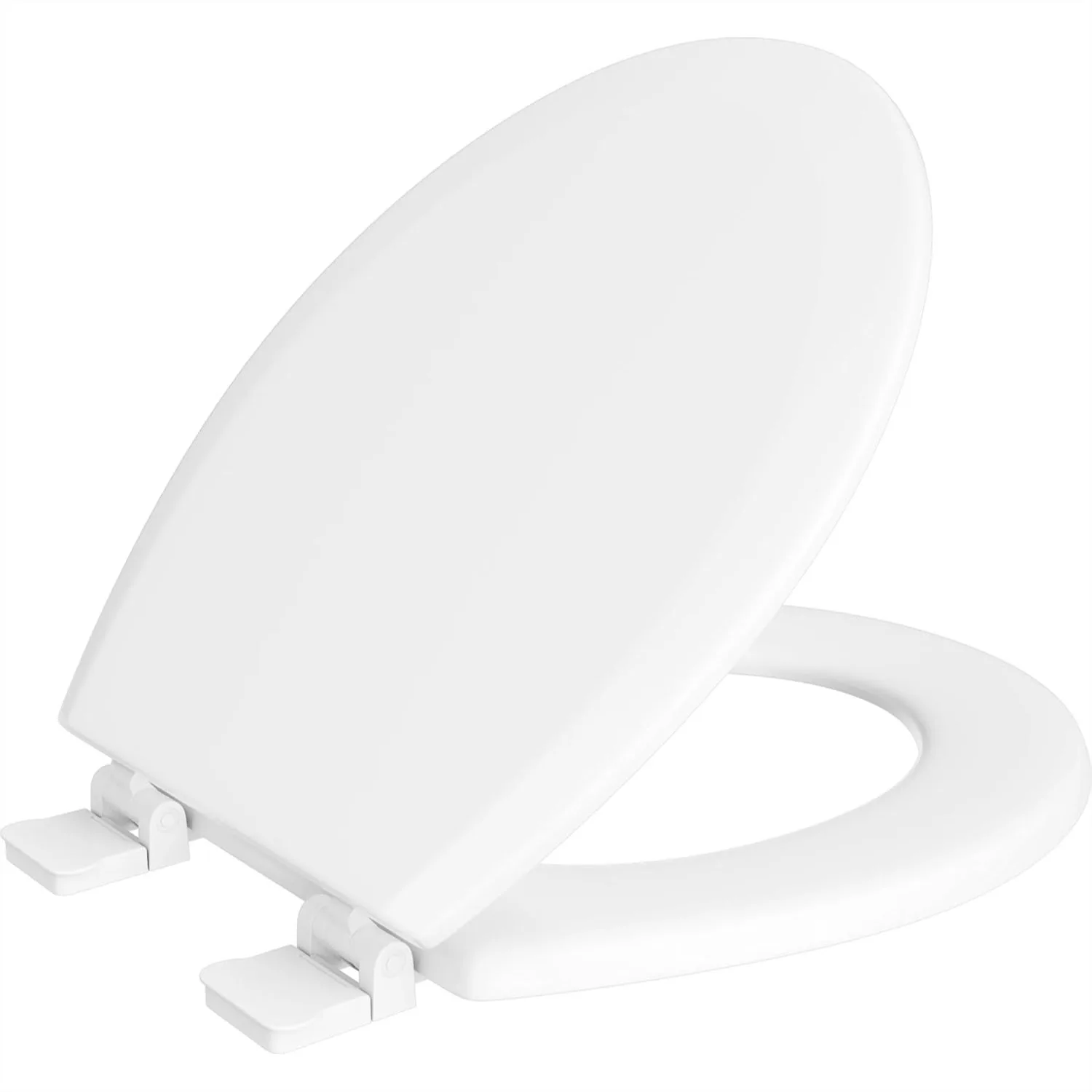 Round Closed-Front Toilet Seat with Quick Release and Lid - Molded Wood, Easy Installation, White
Round Closed-Front Toilet Seat with Quick Release and Lid - Molded Wood, Easy Installation, White