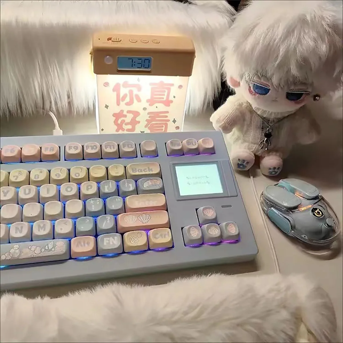 138 keys cute keycaps Profile MOA PBT Dye-Sub custom key cap for 68/75/87/98/104 DIY Layout Ducky Mechanical Keyboard Cap
138 keys cute keycaps Profile MOA PBT Dye-Sub custom key cap for 68/75/87/98/104 DIY Layout Ducky Mechanical Keyboard Cap