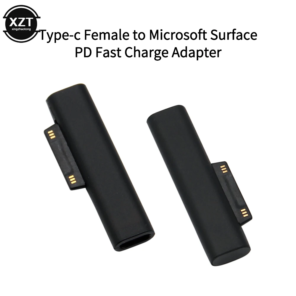 PD Fast Charging Plug Converter 15V/3A USB C Power Adapter for Microsoft Surface Pro 3 4 5 6 Surface Book Type C Connector
PD Fast Charging Plug Converter 15V/3A USB C Power Adapter for Microsoft Surface Pro 3 4 5 6 Surface Book Type C Connector