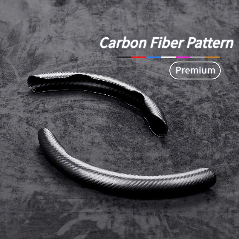 2PCS Carbon Fiber Texture Car Steering Wheel Case Non-Slip Universal 38CM Card Cover Auto Interior Decoration Accessories
2PCS Carbon Fiber Texture Car Steering Wheel Case Non-Slip Universal 38CM Card Cover Auto Interior Decoration Accessories