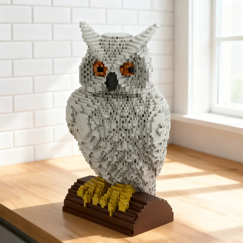 Набор для сборки модели совы MOC из 5600 деталей, конструктор, подарок, креативный коллекционный предмет, декор для дома и офиса, премиум-класс, для взрослых и детей
Набор для сборки модели совы MOC из 5600 деталей, конструктор, подарок, креативный коллекционный предмет, декор для дома и офиса, премиум-класс, для взрослых и детей