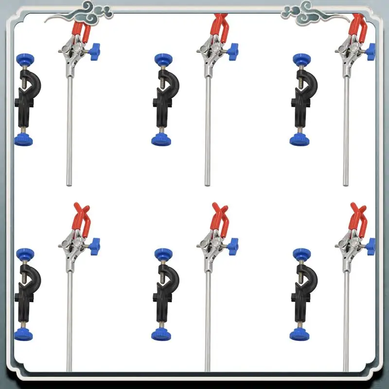 Premium 6X Lab Clamp 3 Prong Finger Style Rubber-Coated Head A Black Laboratory Stand Clip
Premium 6X Lab Clamp 3 Prong Finger Style Rubber-Coated Head A Black Laboratory Stand Clip