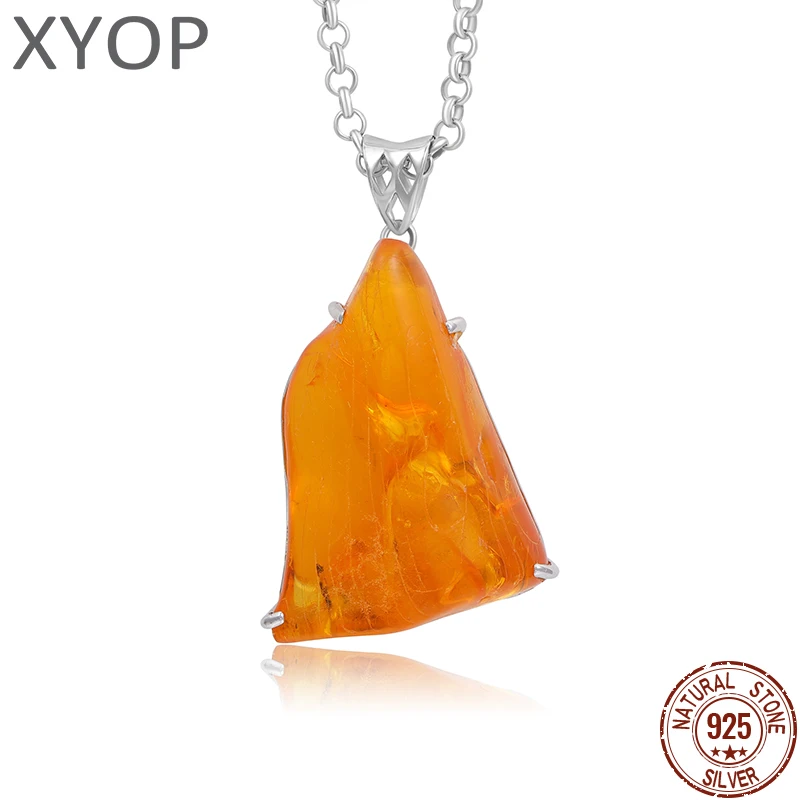 XYOP One of a Kind, Just One Ожерелье с подвеской из натурального янтаря Роскошный красный, желтый нестандартный дизайн из стерлингового серебра 925 пробы
XYOP One of a Kind, Just One Ожерелье с подвеской из натурального янтаря Роскошный красный, желтый нестандартный дизайн из стерлингового серебра 925 пробы