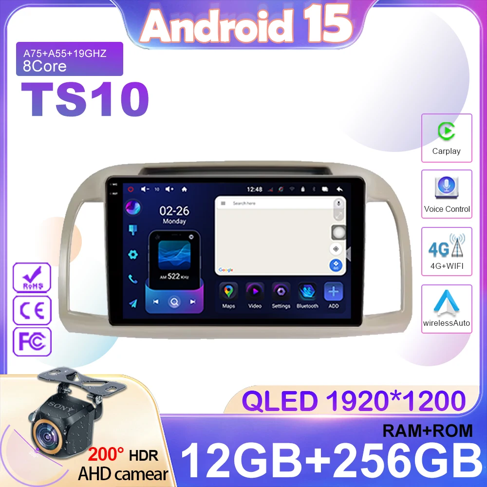 Android 15 Car Radio For Nissan March Micra K12 2002-2010 Multimedia Video Player 4G GPS Carplay Auto Stereo intelligent WiFi
Android 15 Car Radio For Nissan March Micra K12 2002-2010 Multimedia Video Player 4G GPS Carplay Auto Stereo intelligent WiFi