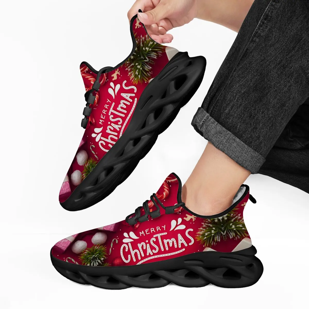 Зимняя повседневная обувь на флисовой подкладке с Рождеством и подарком, мужская обувь с дизайном ярких сосны, дышащие повседневные кроссовки, кроссовки
Зимняя повседневная обувь на флисовой подкладке с Рождеством и подарком, мужская обувь с дизайном ярких сосны, дышащие повседневные кроссовки, кроссовки