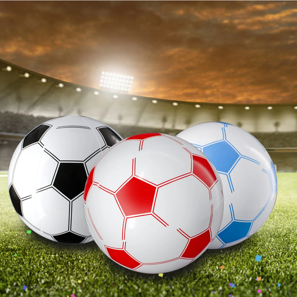 6pcs Inflatable Football PVC Soccer Balls for Kids Match Decorations Wonderful Party Theme Toys Outdoor Games
6pcs Inflatable Football PVC Soccer Balls for Kids Match Decorations Wonderful Party Theme Toys Outdoor Games