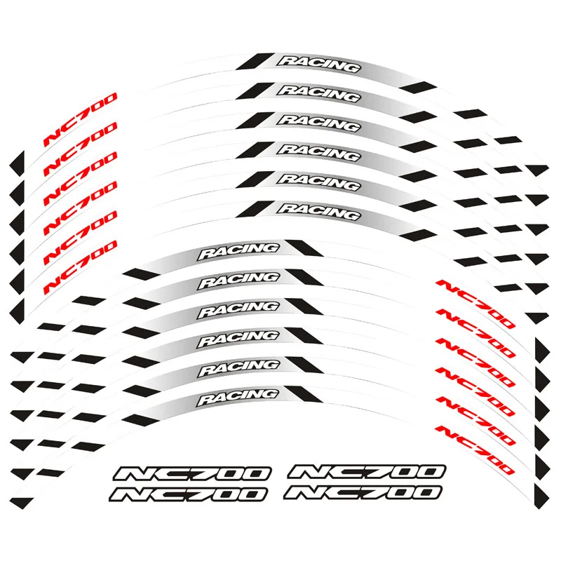 Pegatinas reflectantes para llanta de motocicleta, pegatinas decorativas de protección para HONDA NC700 nc700, 12 tiras
Pegatinas reflectantes para llanta de motocicleta, pegatinas decorativas de protección para HONDA NC700 nc700, 12 tiras