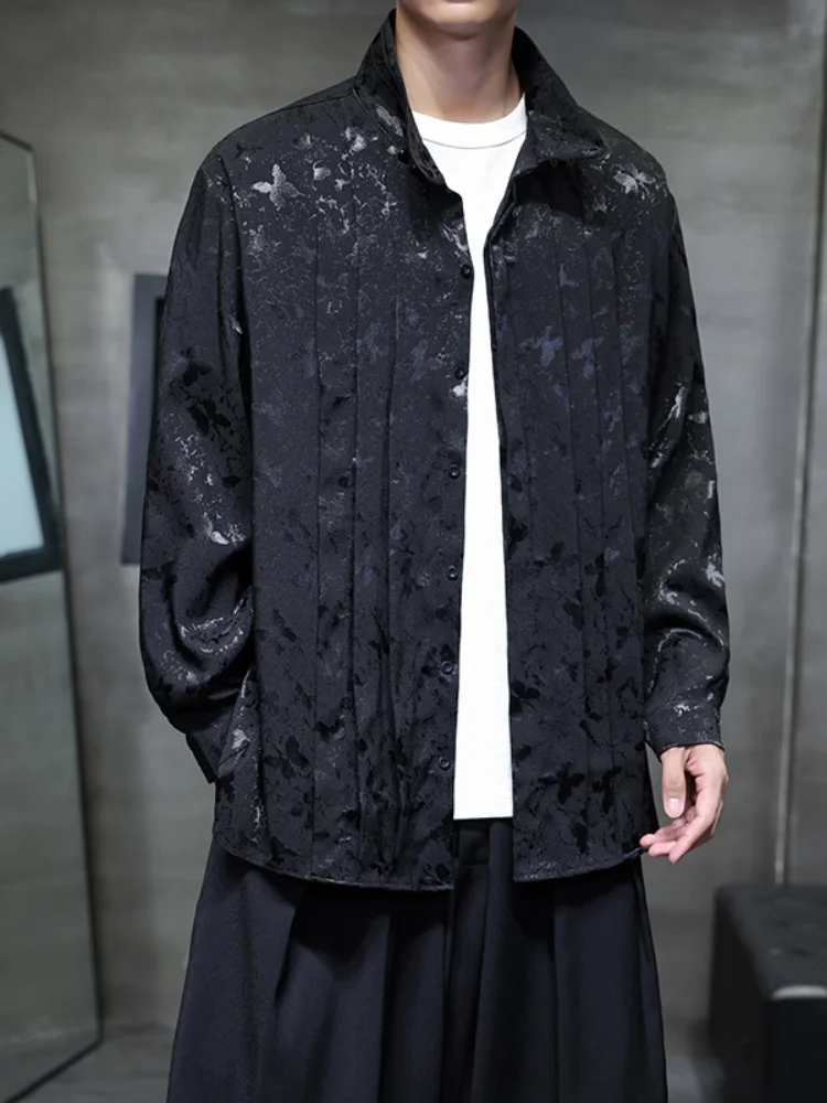 New Chinese Style Men's Embroidery Stand Collar Shirt Vintage Reformed Hanfu Long Sleeve Autumn Fashionable Casual ...
New Chinese Style Men's Embroidery Stand Collar Shirt Vintage Reformed Hanfu Long Sleeve Autumn Fashionable Casual ...