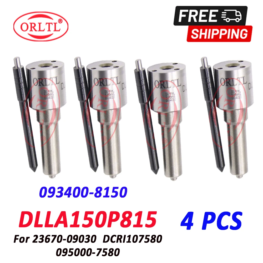 ORLTL 4 шт. Форсунка топливного инжектора DLLA 150 P 815 0934008150 дизельная Форсунка DLLA 150 P 815 для 095000-7580 23670-09030 DCRI107580
ORLTL 4 шт. Форсунка топливного инжектора DLLA 150 P 815 0934008150 дизельная Форсунка DLLA 150 P 815 для 095000-7580 23670-09030 DCRI107580