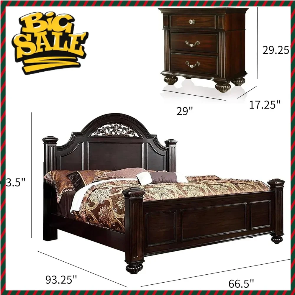 Hot sales24/7 Shop at Home Syracuse 6-Piece Traditional Solid Wood Bedroom Set with Chest, Mirrored-Dresser and 2 Nightstands, B
Hot sales24/7 Shop at Home Syracuse 6-Piece Traditional Solid Wood Bedroom Set with Chest, Mirrored-Dresser and 2 Nightstands, B
