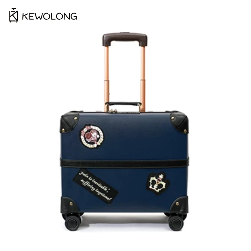 Vintage School Style Leather Look Kids Luggage, Large Capacity Carry On Spinner Suitcase, Quiet Rolling Trolley Suitcase
Vintage School Style Leather Look Kids Luggage, Large Capacity Carry On Spinner Suitcase, Quiet Rolling Trolley Suitcase