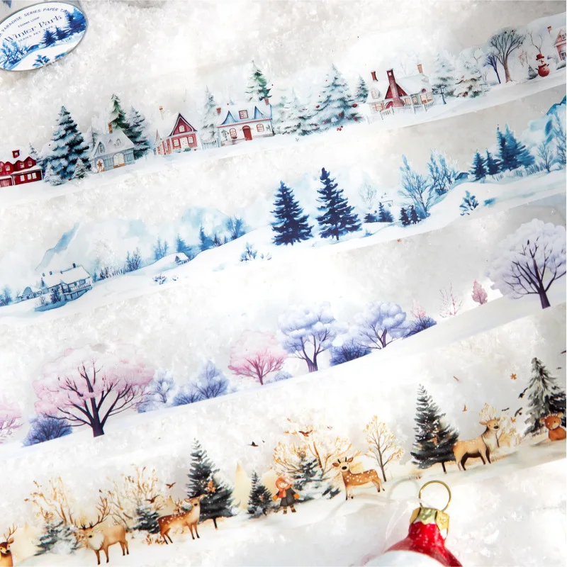 Winter Paradise Aesthetic Washi Tape Set PET Washi Tapes For Journaling Scrapbooking Supplies Journals Planner Arts Craft DIY
Winter Paradise Aesthetic Washi Tape Set PET Washi Tapes For Journaling Scrapbooking Supplies Journals Planner Arts Craft DIY