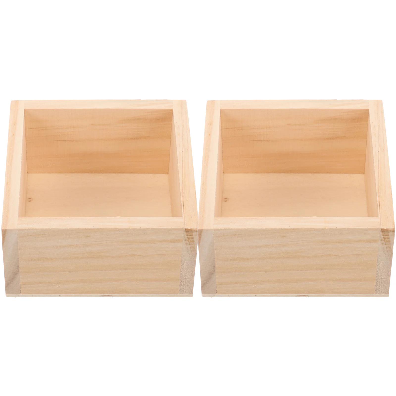 2 Pcs Square Wooden Box Home Decor Vases Artificial Flower Pot Succulent Planter Succulents
2 Pcs Square Wooden Box Home Decor Vases Artificial Flower Pot Succulent Planter Succulents