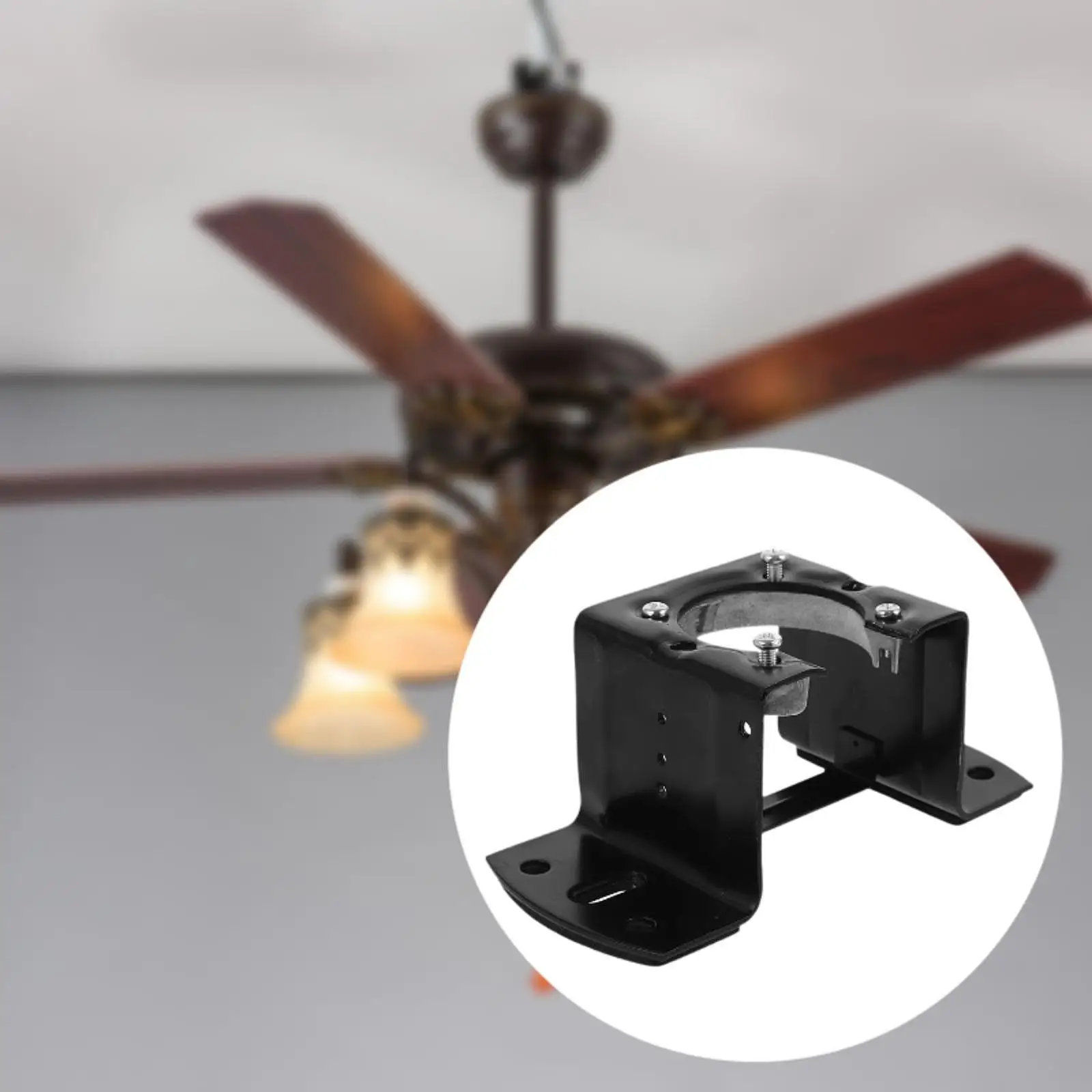 Ceiling Fan Mounting Bracket Installation Accessory Black for Light Fixtures Stable Sturdy Base Universal Support Install Kit
Ceiling Fan Mounting Bracket Installation Accessory Black for Light Fixtures Stable Sturdy Base Universal Support Install Kit