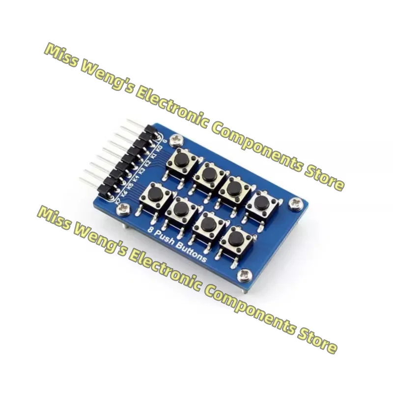 4x2 2x4 key module keyboard module microcontroller development board experimental accessories 8 Push Buttons
4x2 2x4 key module keyboard module microcontroller development board experimental accessories 8 Push Buttons