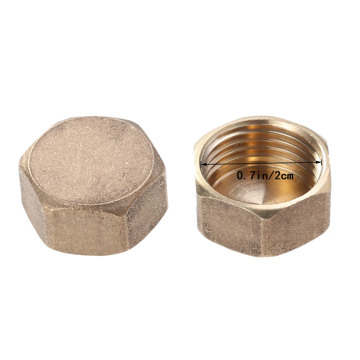 2 Blank Nut Caps 3 4 Inch Compression Fitting Brass Hot Cold Central Heating Plumbing Gas Air Application fitting cap
2 Blank Nut Caps 3 4 Inch Compression Fitting Brass Hot Cold Central Heating Plumbing Gas Air Application fitting cap