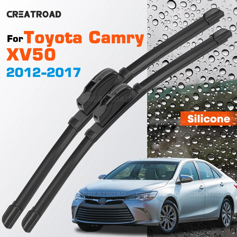 Silicone Wiper Blades Fit For Toyota Camry XV50 2012-2017 Coated Silent HD Wear-Resistant Car Windshield Wipers 26"+18"
Silicone Wiper Blades Fit For Toyota Camry XV50 2012-2017 Coated Silent HD Wear-Resistant Car Windshield Wipers 26"+18"