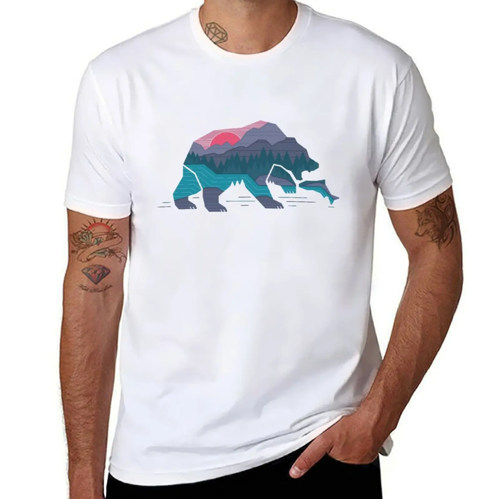 Bear Country T-Shirt Fashion Casual Short Sleeve Top
Bear Country T-Shirt Fashion Casual Short Sleeve Top