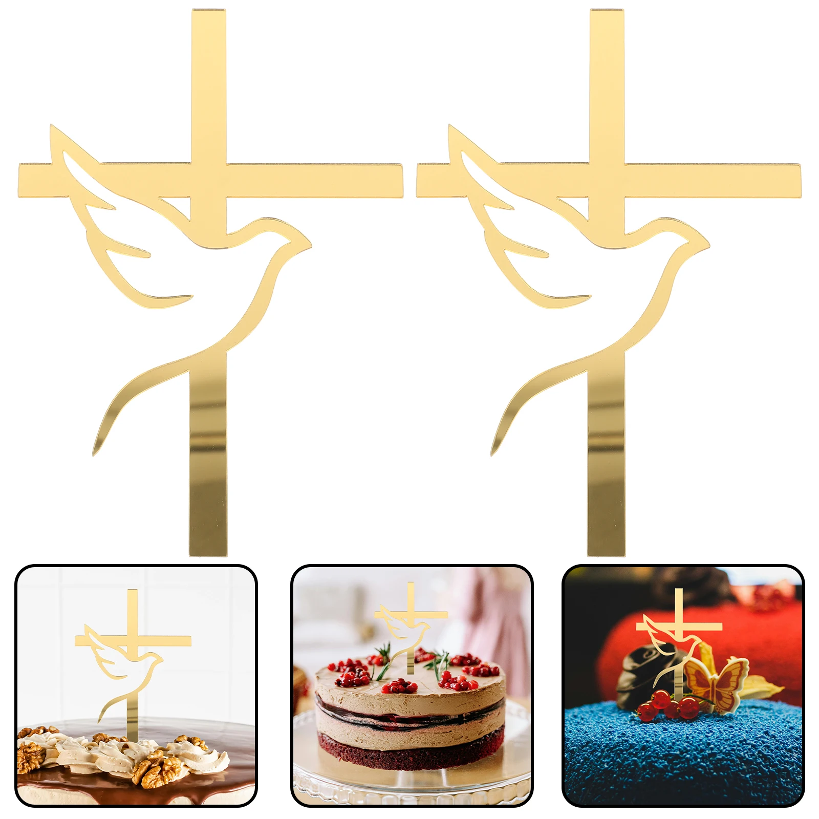 3pcs Pigeon Cross Decoration Shower Decors Diy Decorating Supplies Wedding Party Baptism Cupcake Toppers Dessert
3pcs Pigeon Cross Decoration Shower Decors Diy Decorating Supplies Wedding Party Baptism Cupcake Toppers Dessert