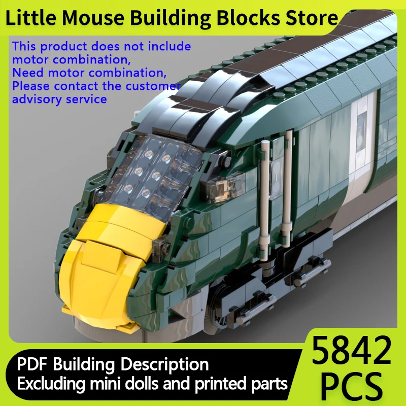 City Car Model MOC Building Bricks Class 800 Diesel Electric Locomotive Modular Technology Gifts Holiday Assemble Children Toys
City Car Model MOC Building Bricks Class 800 Diesel Electric Locomotive Modular Technology Gifts Holiday Assemble Children Toys
