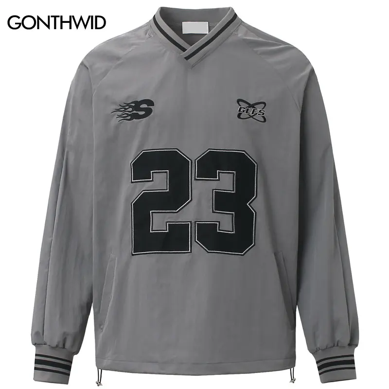 Vintage Shirt Y2K Embroidered Long Sleeve Sports T-Shirts Streetwear Hip Hop Harajuku Casual Baggy V-Neck Tshirt Coat
Vintage Shirt Y2K Embroidered Long Sleeve Sports T-Shirts Streetwear Hip Hop Harajuku Casual Baggy V-Neck Tshirt Coat