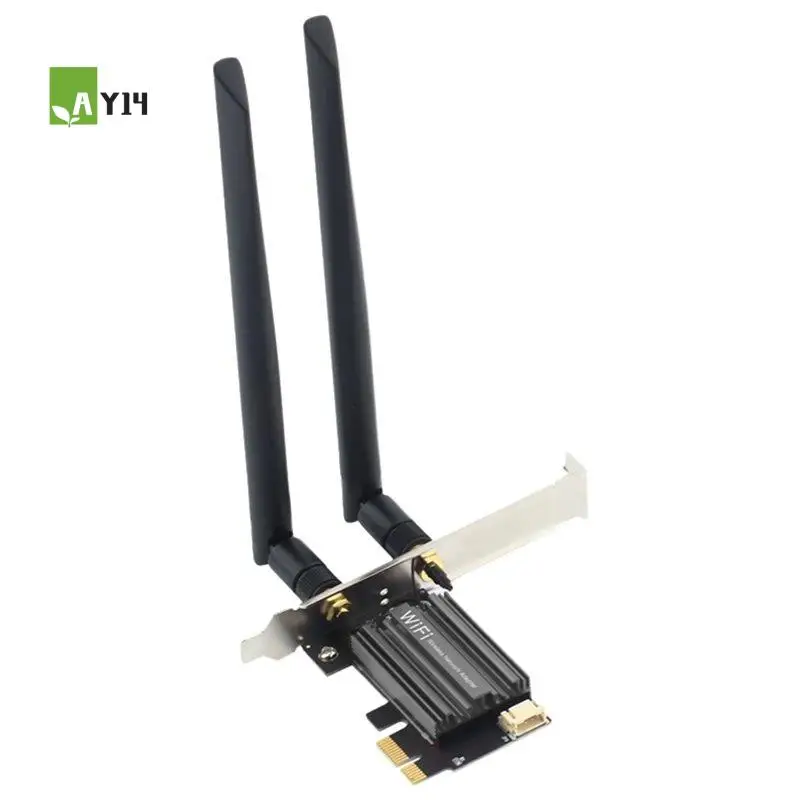 AY14 -7265AN Wifi5 Card+8DB Antenna Dual Band 2.4G/5Ghz AC300M Bluetooth 4.0 PCI-E Wireless Network Card For PC Desktop
AY14 -7265AN Wifi5 Card+8DB Antenna Dual Band 2.4G/5Ghz AC300M Bluetooth 4.0 PCI-E Wireless Network Card For PC Desktop
