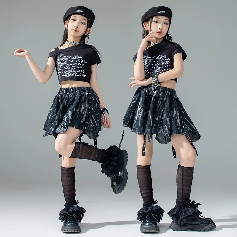 Fashion Kids Street Dance Suits Kpop Stage Outfit Girls Jazz Dance Costume Children'S Hip Hop Dance Clothing Rave Wear DW10716
Fashion Kids Street Dance Suits Kpop Stage Outfit Girls Jazz Dance Costume Children'S Hip Hop Dance Clothing Rave Wear DW10716