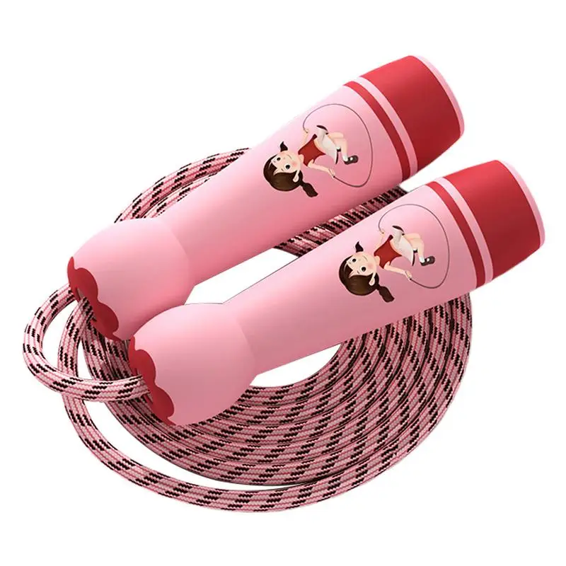 Jump Rope For Kids Adjustable Cotton Jumping Cord Soft Skipping Rope With Smooth Handles For Kids Boys Girls Children Outdoor
Jump Rope For Kids Adjustable Cotton Jumping Cord Soft Skipping Rope With Smooth Handles For Kids Boys Girls Children Outdoor