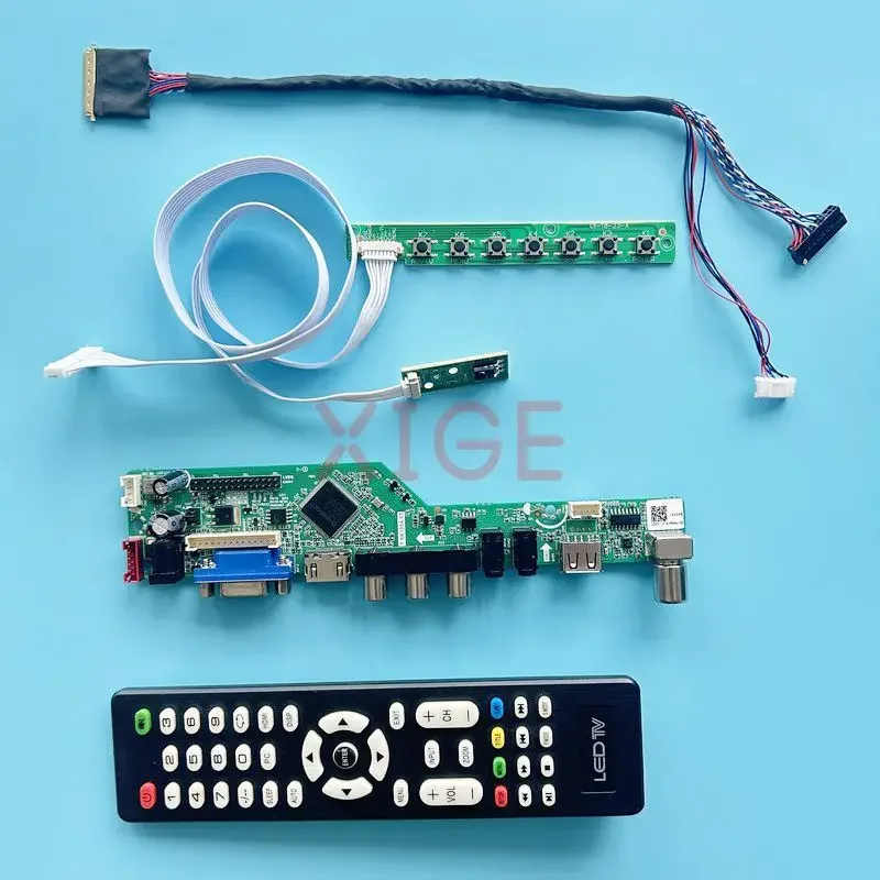 For LP156WFC N156HGE LCD Panel Driver Controller Board 1920x1080 LVDS 40-Pin 15.6" TV Analog USB+AV+HDMI+VGA Kit Laptop Matrix
For LP156WFC N156HGE LCD Panel Driver Controller Board 1920x1080 LVDS 40-Pin 15.6" TV Analog USB+AV+HDMI+VGA Kit Laptop Matrix
