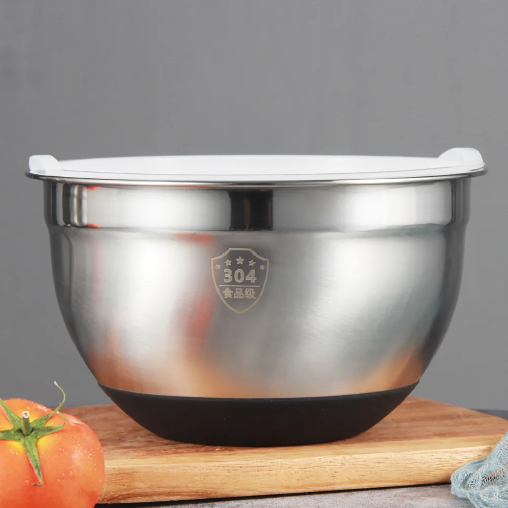 Baking Bowls Egg Beating Lid Set Metal Steel Mixing Soup with Food Containers Lids
Baking Bowls Egg Beating Lid Set Metal Steel Mixing Soup with Food Containers Lids