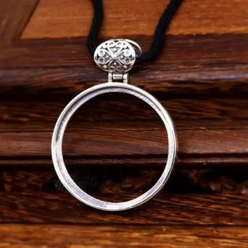 Retro 925 Sterling Siver Pendant Setting For Gemstone Vintage Art Nouveau Fine Jewelry 33mm Round Cabochon Semi Mount Pendant
Retro 925 Sterling Siver Pendant Setting For Gemstone Vintage Art Nouveau Fine Jewelry 33mm Round Cabochon Semi Mount Pendant