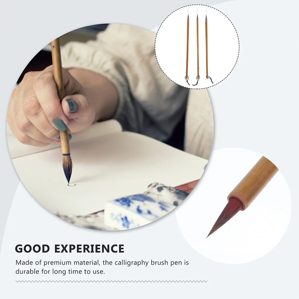 4Pcs Chinese Calligraphy Brush Bamboo Professional Small Writing Pens for Traditional Ink Painting Watercolor Calligraphy Art
4Pcs Chinese Calligraphy Brush Bamboo Professional Small Writing Pens for Traditional Ink Painting Watercolor Calligraphy Art