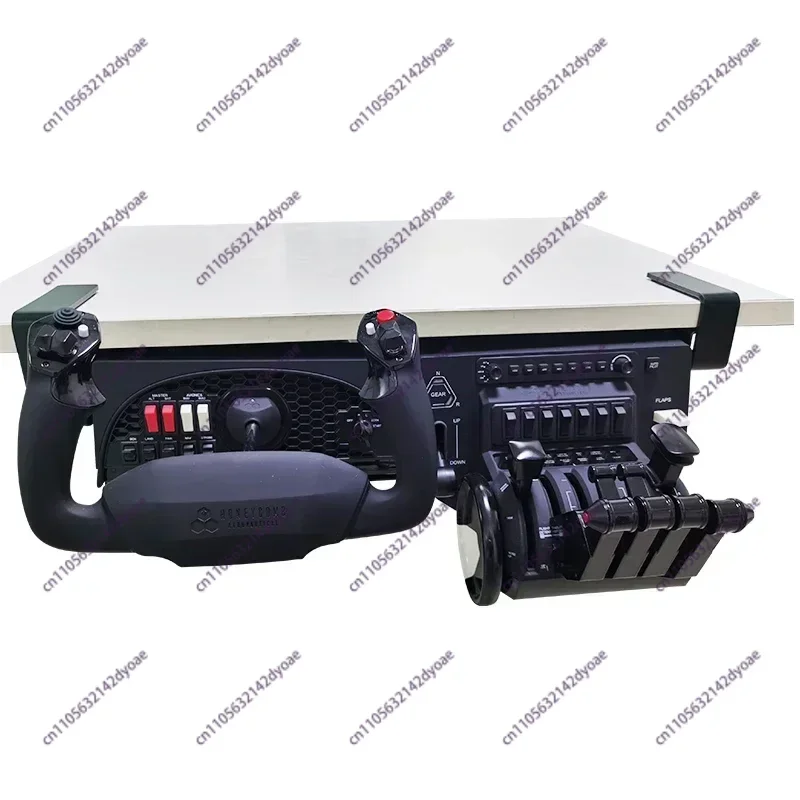 Multifunctional Desk Mount Throttle Quadrant Flight Simulator Joystick with Honeycomb Design
Multifunctional Desk Mount Throttle Quadrant Flight Simulator Joystick with Honeycomb Design