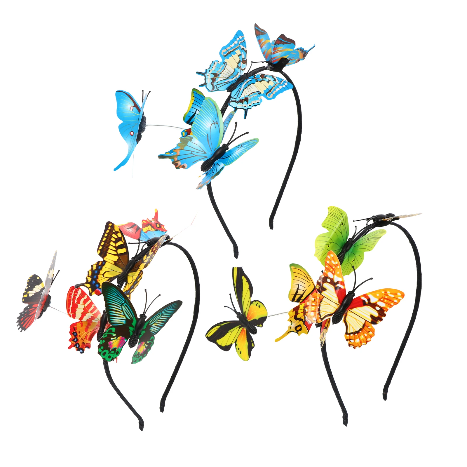 3 Pcs Simulated Butterfly Headband PVC Hair Accessories Lovely Design Graceful Decoration Party Gathering Photo Prop Beautiful
3 Pcs Simulated Butterfly Headband PVC Hair Accessories Lovely Design Graceful Decoration Party Gathering Photo Prop Beautiful