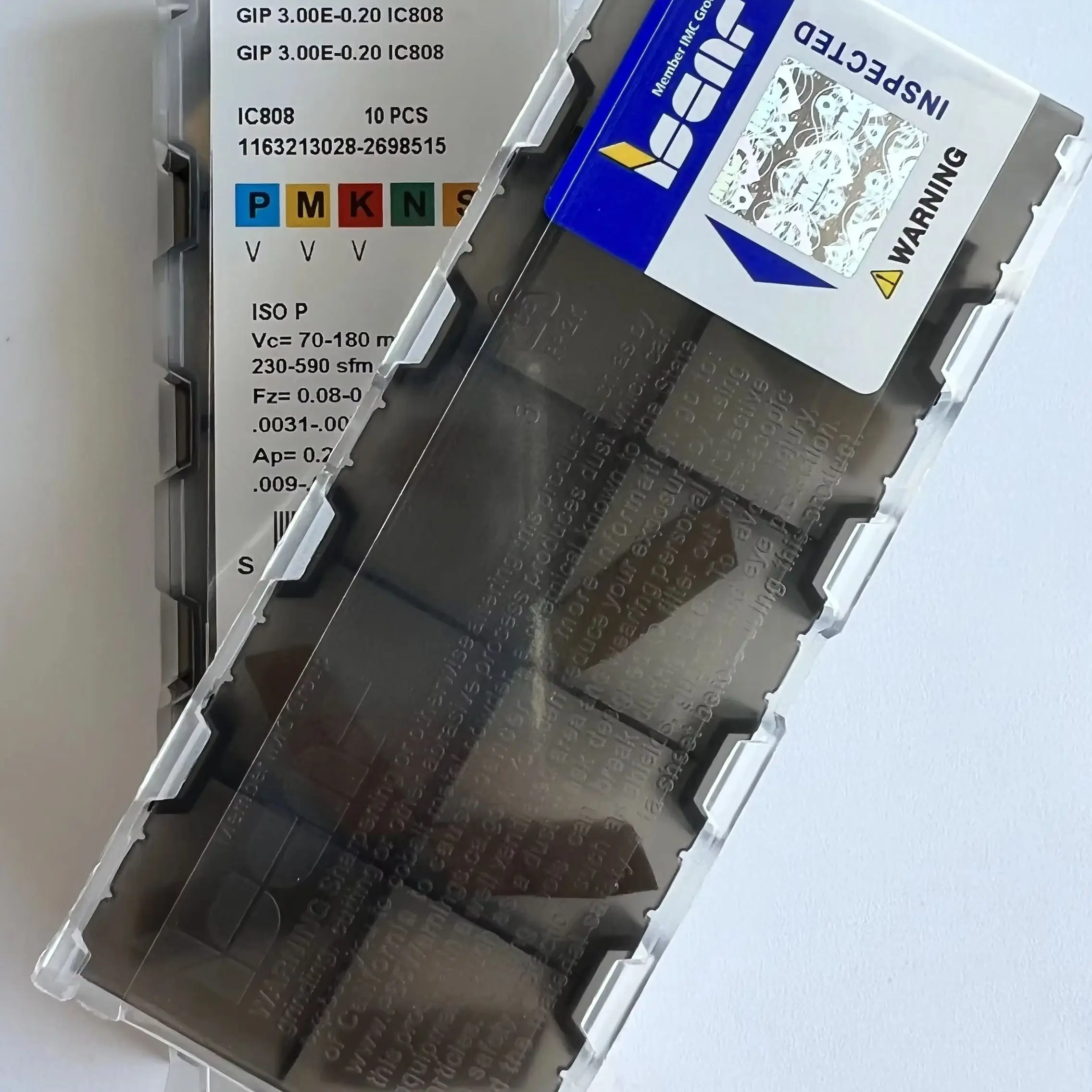 Original CNC blade GIP3.00E-0.20 IC808
Original CNC blade GIP3.00E-0.20 IC808
