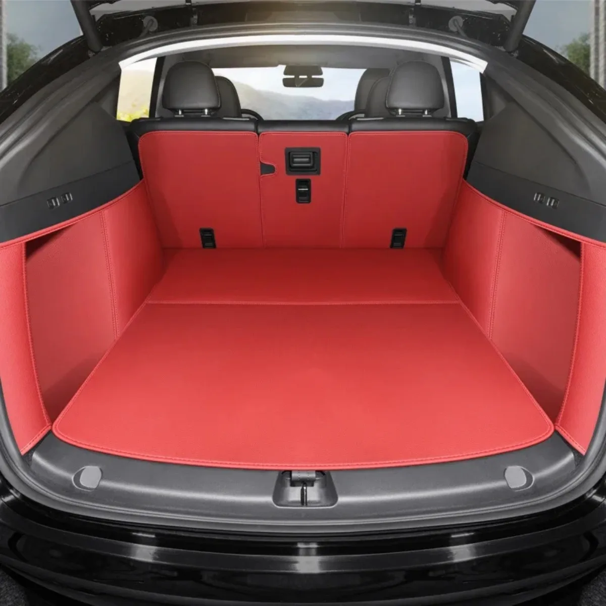 For Tesla Model Y Custom Fit Trunk Mat Car Interior Accessories Durable Genuine Leather Carpet for Back Storage Trunk Cargo Mat
For Tesla Model Y Custom Fit Trunk Mat Car Interior Accessories Durable Genuine Leather Carpet for Back Storage Trunk Cargo Mat