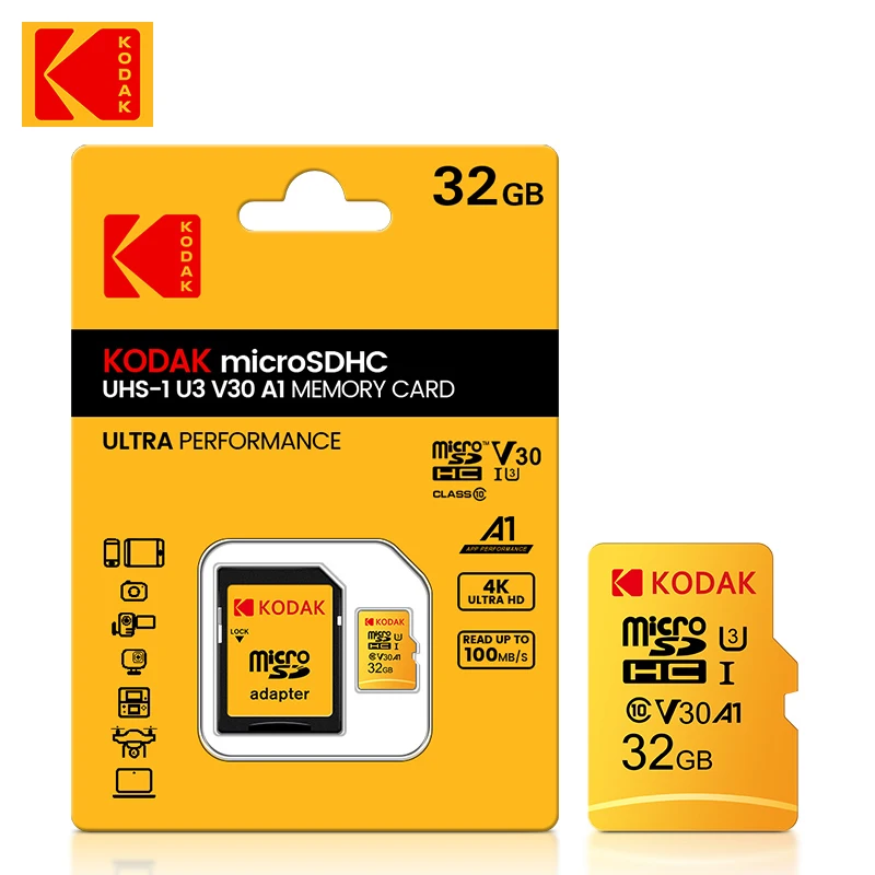 Kodak New Micro sd card 32GB 64GB 128GB 256GB TF card Microsd card Memery Card for Security Camera ,Dash cam ,smartphones
Kodak New Micro sd card 32GB 64GB 128GB 256GB TF card Microsd card Memery Card for Security Camera ,Dash cam ,smartphones