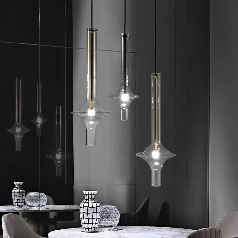 Modern Glass Tube LED Pendant Light for Living Dining Room Food Tables Kitchen Designer Chandelier Home Decor Lusters Luminaires
Modern Glass Tube LED Pendant Light for Living Dining Room Food Tables Kitchen Designer Chandelier Home Decor Lusters Luminaires