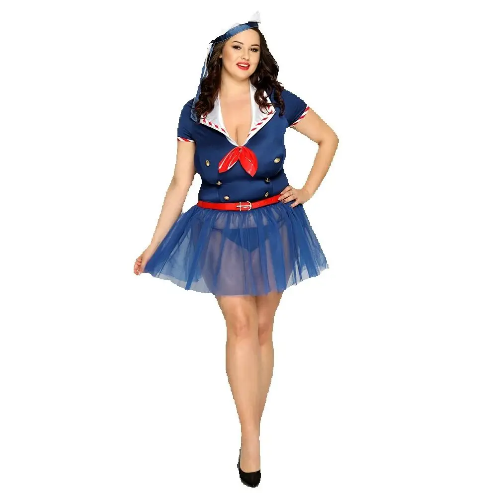 2025 Women's Plus Size Sexy Cosplay Airline Stewardess Uniform Exotic XXL Sailor Dress for Night Club Party Outfit
2025 Women's Plus Size Sexy Cosplay Airline Stewardess Uniform Exotic XXL Sailor Dress for Night Club Party Outfit