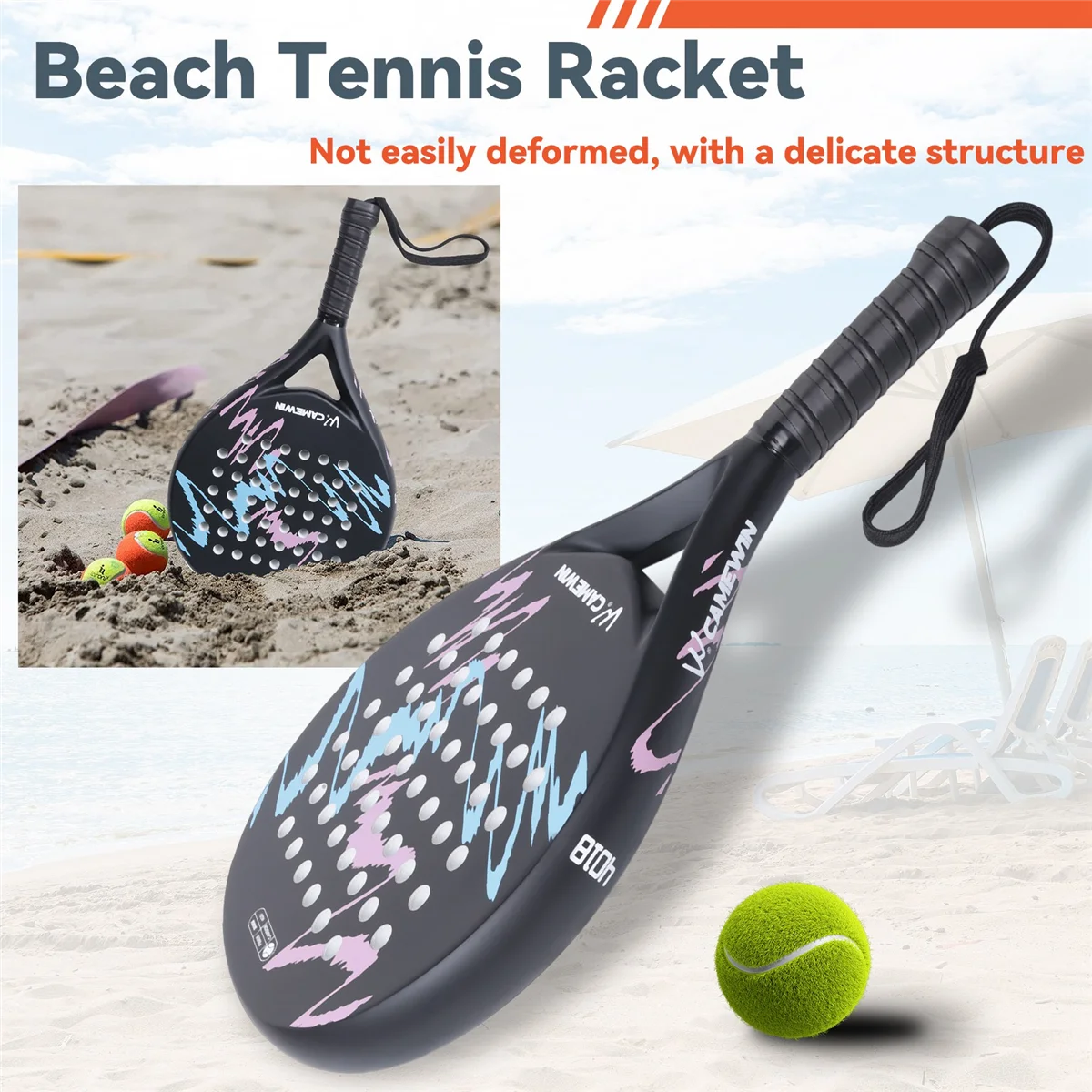 UNSAI 4018 Padel Racket Tennis Carbon Fiber Soft EVA Face Tennis Paddle Racquet Racket with Padle Bag Cover,1
UNSAI 4018 Padel Racket Tennis Carbon Fiber Soft EVA Face Tennis Paddle Racquet Racket with Padle Bag Cover,1