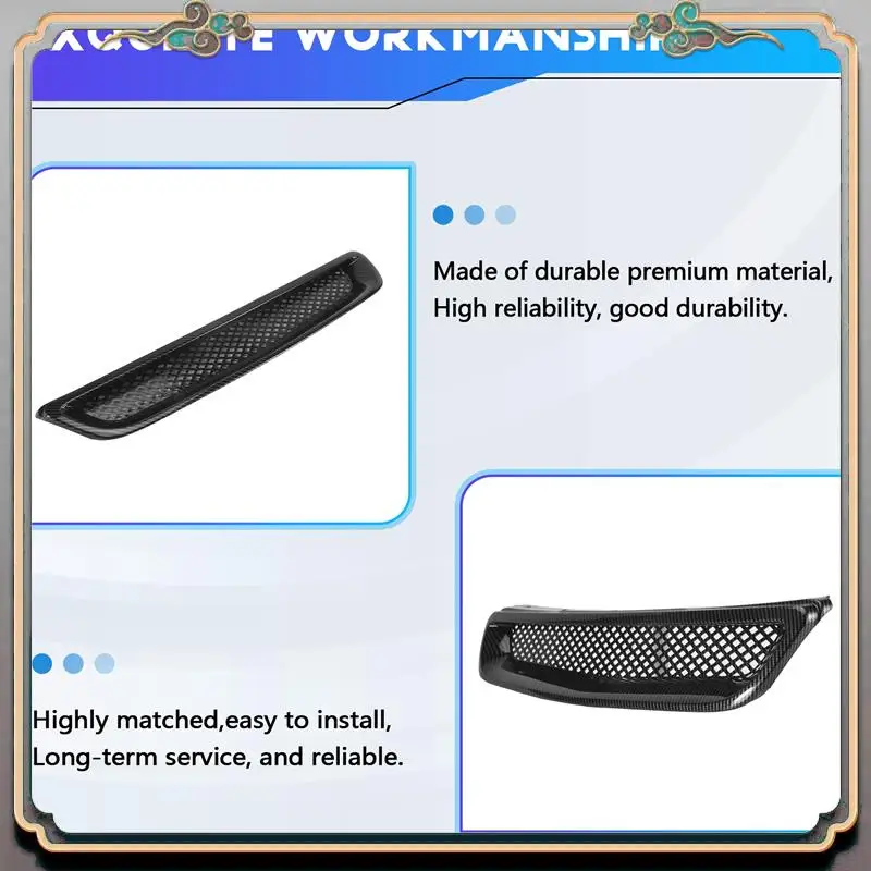 Reliable-Car Carbon Fiber Mesh ABS Front Hood Grille Grill For 96-98 Honda Civic EJ/EK JDM Type R
Reliable-Car Carbon Fiber Mesh ABS Front Hood Grille Grill For 96-98 Honda Civic EJ/EK JDM Type R