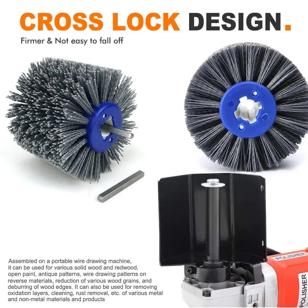 Multifunctional Electric Angle Grinder Accessories Sanding Wheel Power Tool Parts Nylon Abrasive Drum Polishing
Multifunctional Electric Angle Grinder Accessories Sanding Wheel Power Tool Parts Nylon Abrasive Drum Polishing