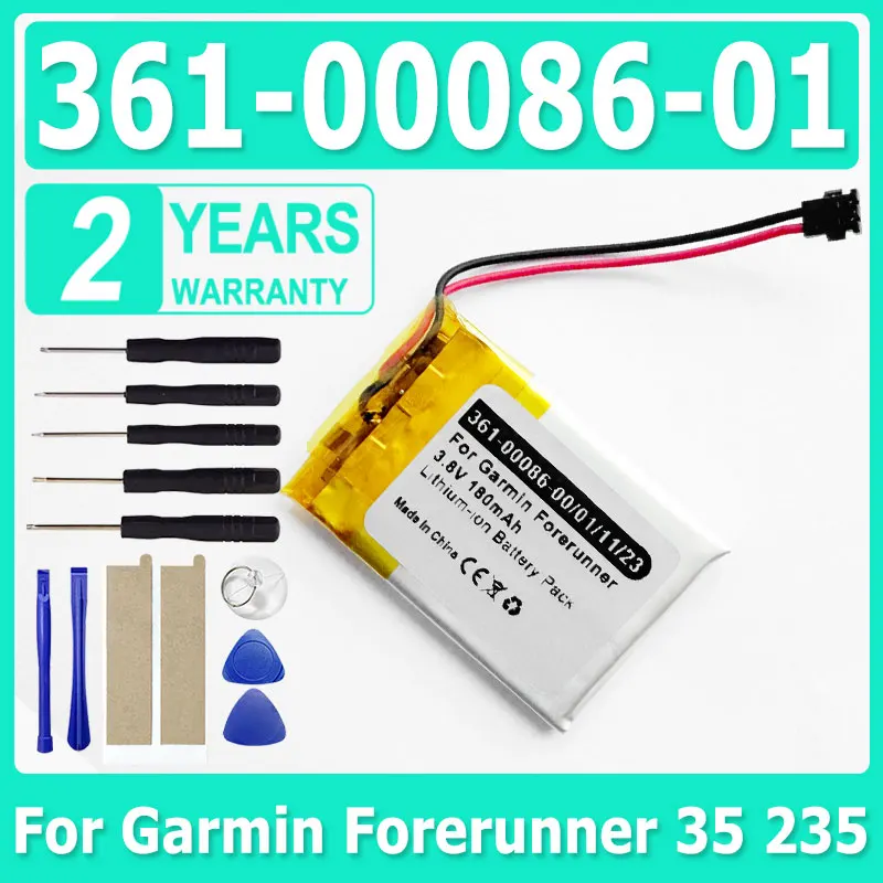 XDOU 361-00086-01(180mAh) Replacement Battery For Garmin Forerunner 35 235 735xt Watch Battery + Tools
XDOU 361-00086-01(180mAh) Replacement Battery For Garmin Forerunner 35 235 735xt Watch Battery + Tools